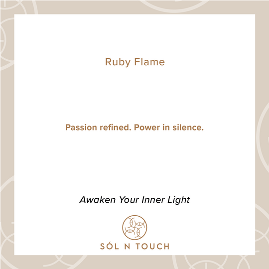 Ruby Flame – Sól Zarafet Bilekliği