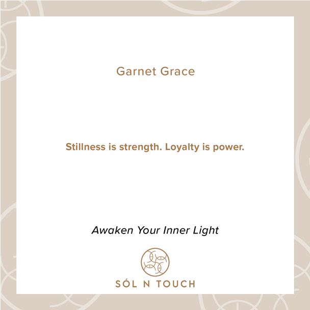 Garnet Grace – Sól Elegance Bileklik