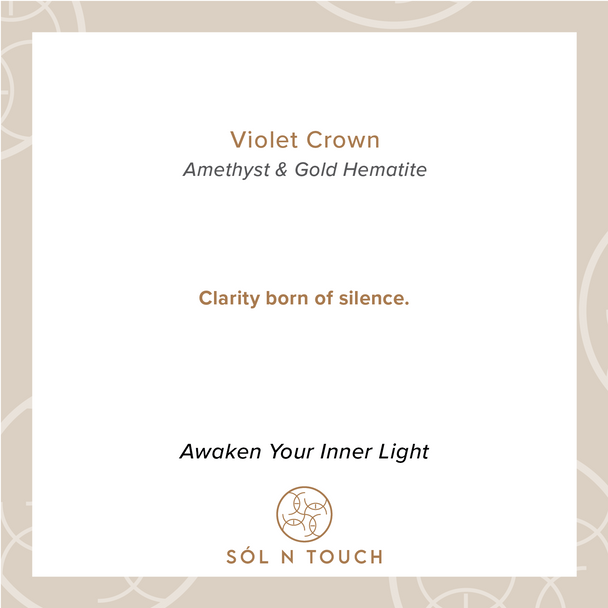 Violet Crown – Sól İmzalı Kolye