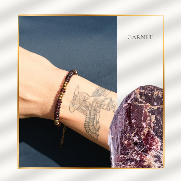 Garnet Grace – Sól Elegance Bileklik
