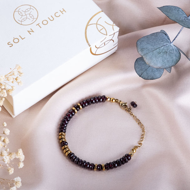 Garnet Grace – Sól Elegance Bileklik