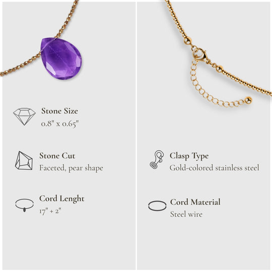 Violet Crown – Sól İmzalı Kolye