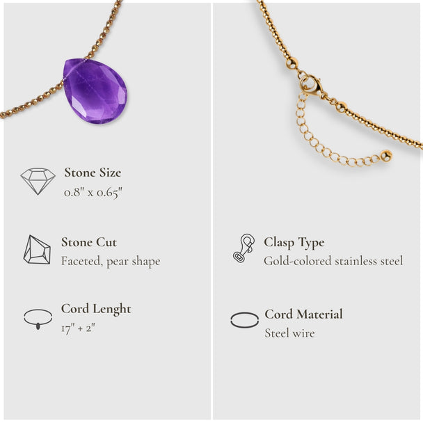 Violet Crown – Sól İmzalı Kolye