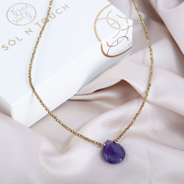 Violet Crown – Sól İmzalı Kolye